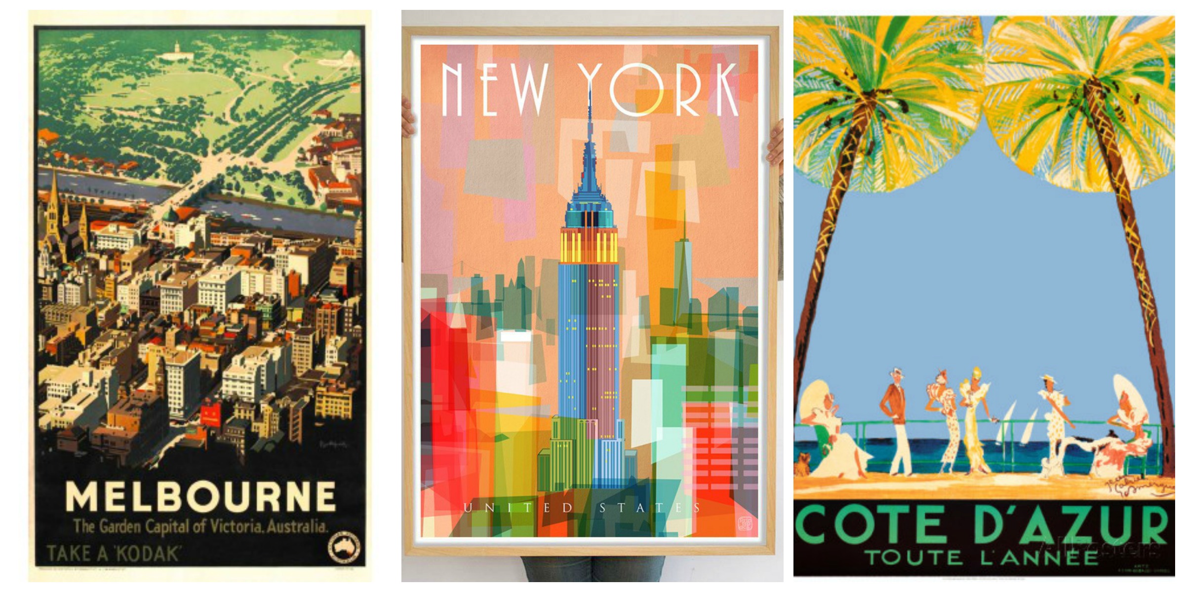 Melbourne New York Cote dazur