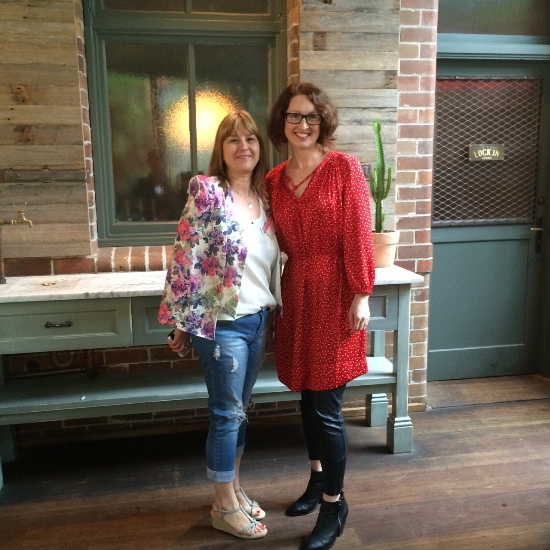 Vicki Wallis and Kirralee baker