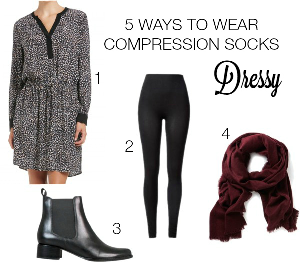 5 ways to wear compression socks - Dressy
