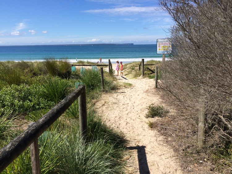 Jervis Bay - beach path