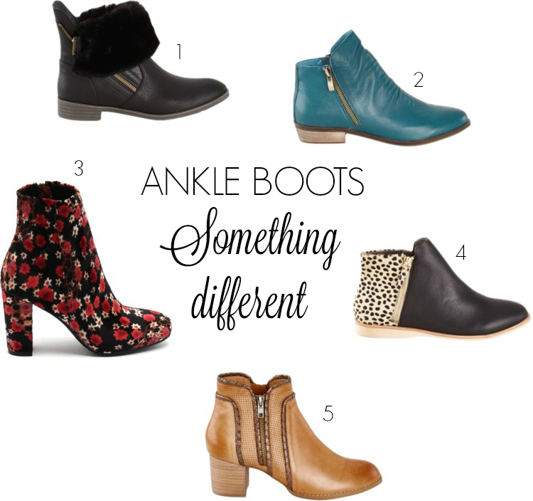Ankle boots - something different
