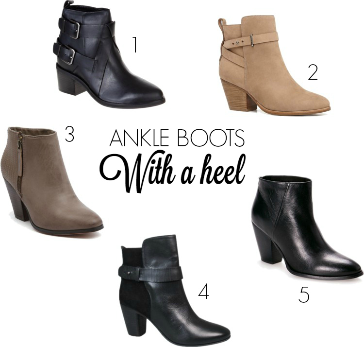 Ankle boots - Smart and stylish for travel - With a heel