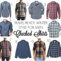 How to get your man's wardrobe sorted for winter travel - Checked shirts