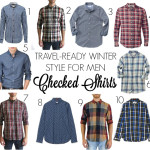 How to get your man's wardrobe sorted for winter travel - Checked shirts