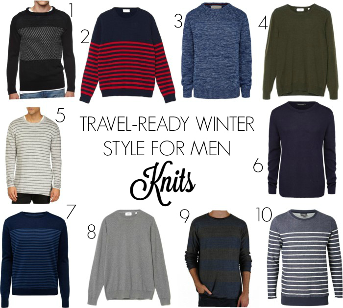 How to get your man's wardrobe sorted for winter travel - Knits