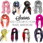 Scarves, Snoods & Wraps – Add colour and warmth to your travel wardrobe