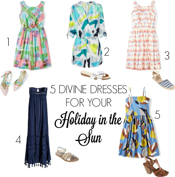 5 divine dresses for your holiday in the sun 5 divine dresses for your holiday in the sun