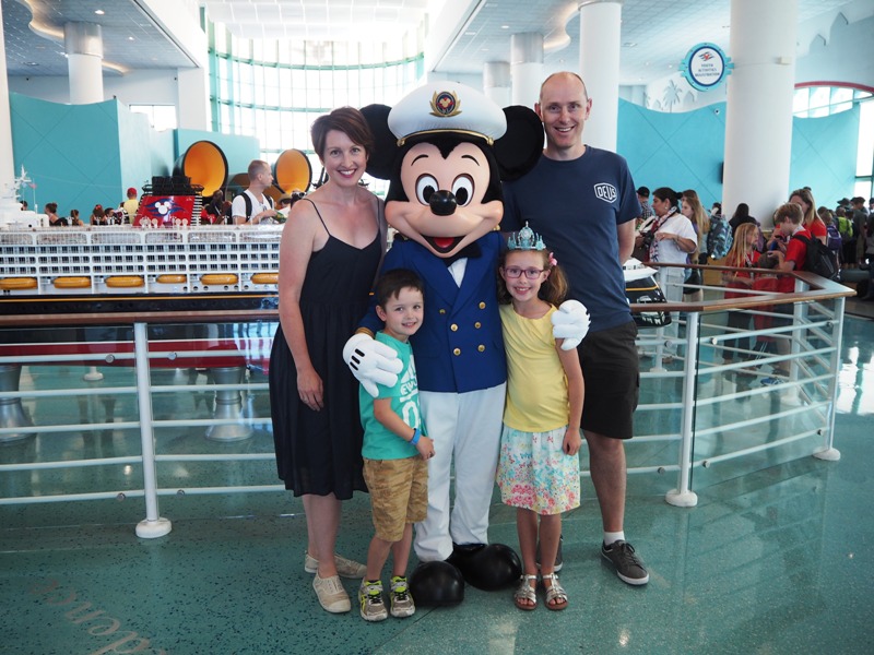 Eastern Caribbean Disney Cruise - pic with Mickey