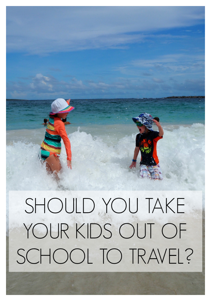 Should you take your kids out of school to travel - Compare the costs & look at what other issues to consider before you take a term time holiday.