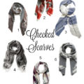 Checked scarves