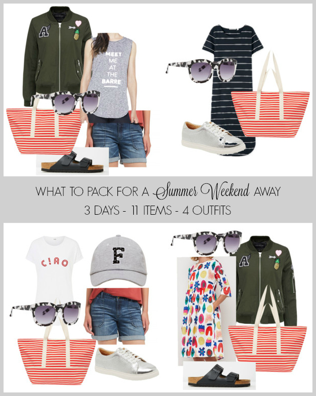 What to pack for a summer weekend away