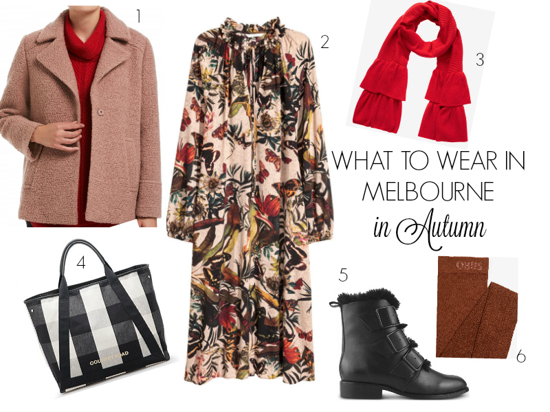 What to wear in Melbourne in autumn - floral dress, pink jacket