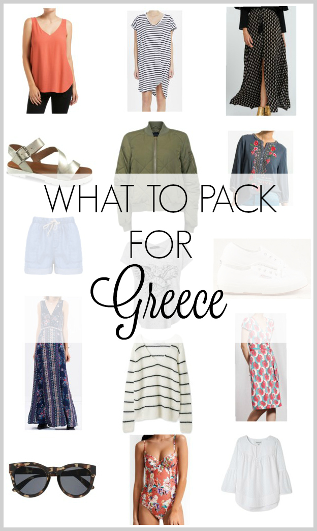Your 7 day outfit guide to take the stress out of what to pack for Greece. Plus what to do, where to go and what to wear in Athens and Mykonos.