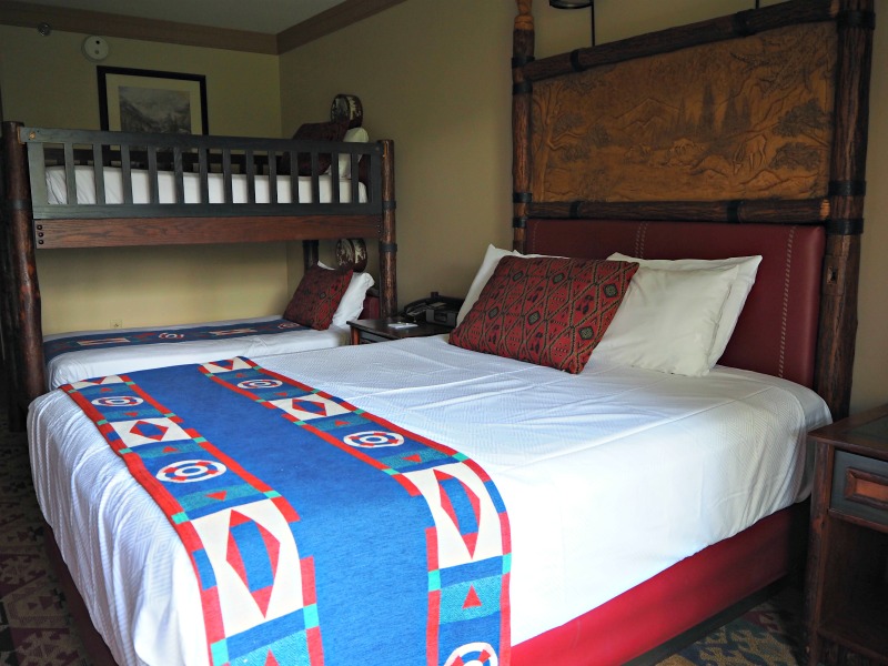 Wilderness Lodge bunk bed room Disney World onsite or offsite