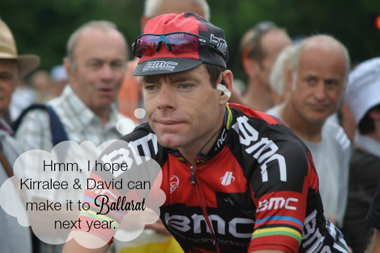 Cadel Evans thought