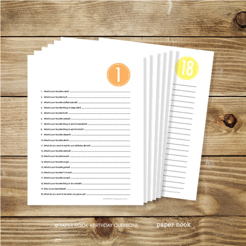 Staycation - 20 questions