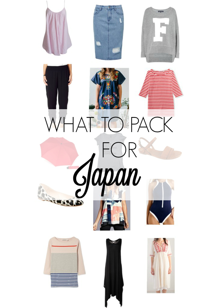 What to pack for Japan